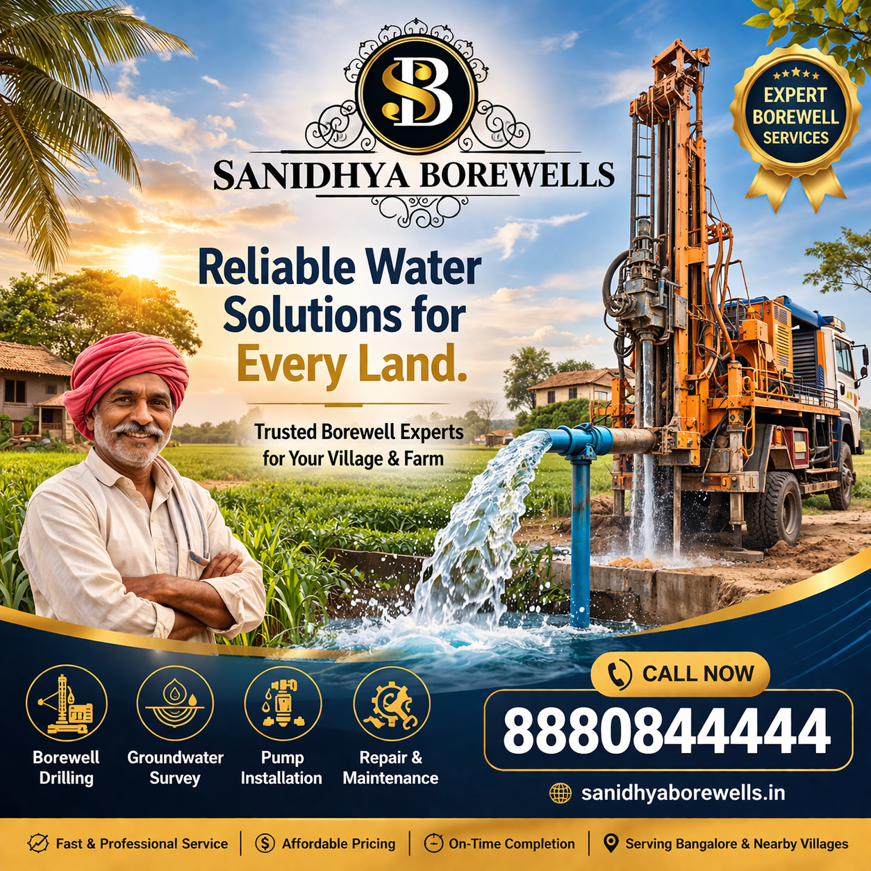 Borewell Drilling Services In Bangalore
